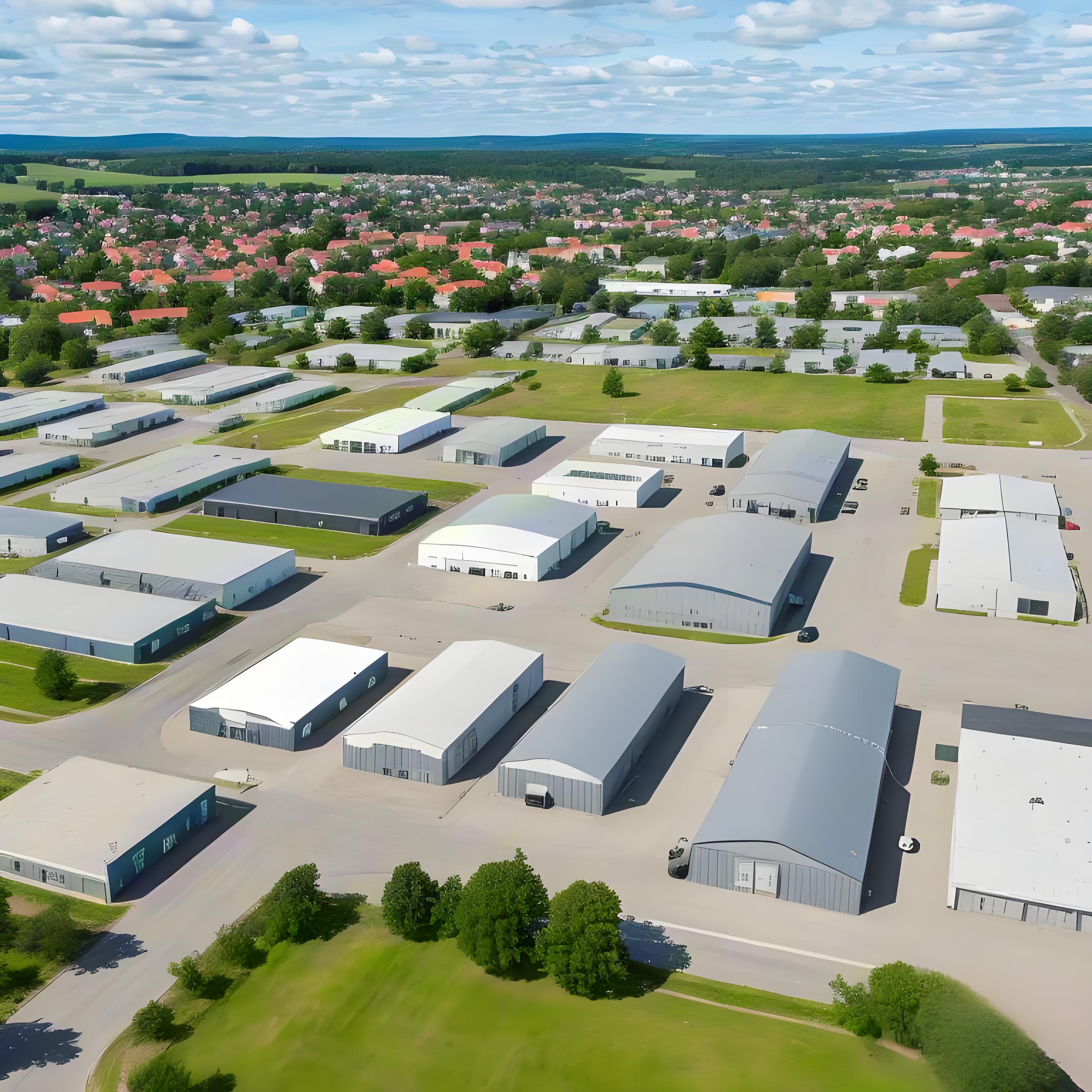 办公与仓库分布